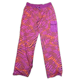 Tek Gear women’s  jogger pants size small striped magenta NWT